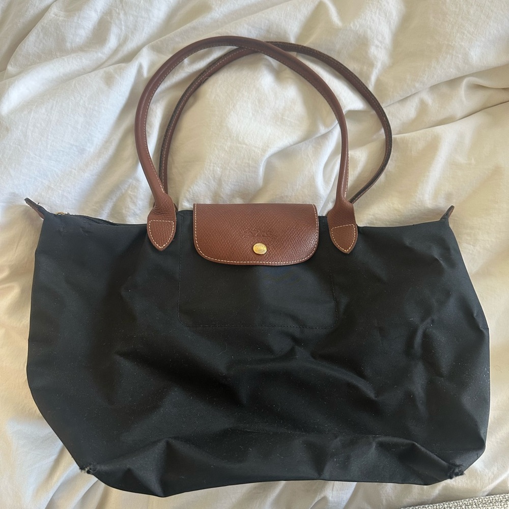 Longchamp Large Le Pliage Tote Black